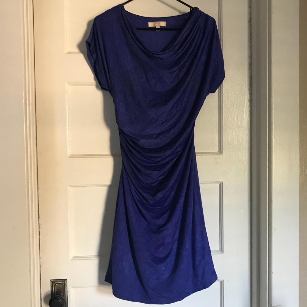 Aidan Mattox Textured Blue Mini
